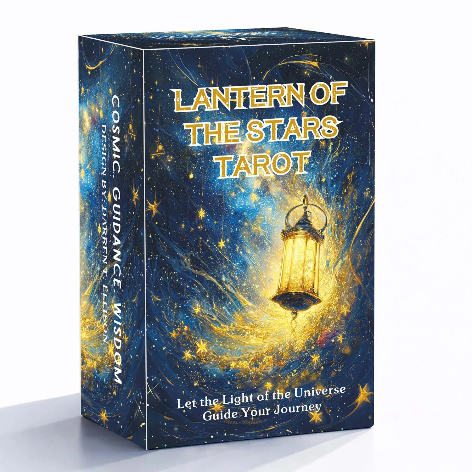 

78 Card Deck, 13x8 Cm, Lantern of the Stars Tarot Cards, Traditional Symbolism with Bright Celestial Imagery, Card Game
