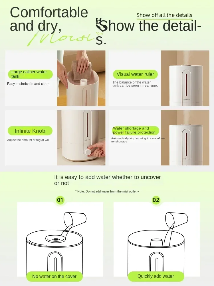 Bär Luftbe feuchter Haushalt kleines Schlafzimmer schwangere Frauen und Säuglinge schweren Nebel Luft Büro Desktop 220v