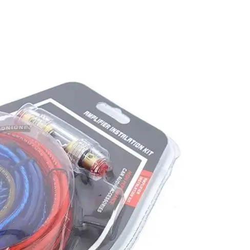 1500W Car Audio Speaker Wiring Kit 8GA 60AMP Fuse Holder For RCA Interconnect For Subwoofer Installation Accessories