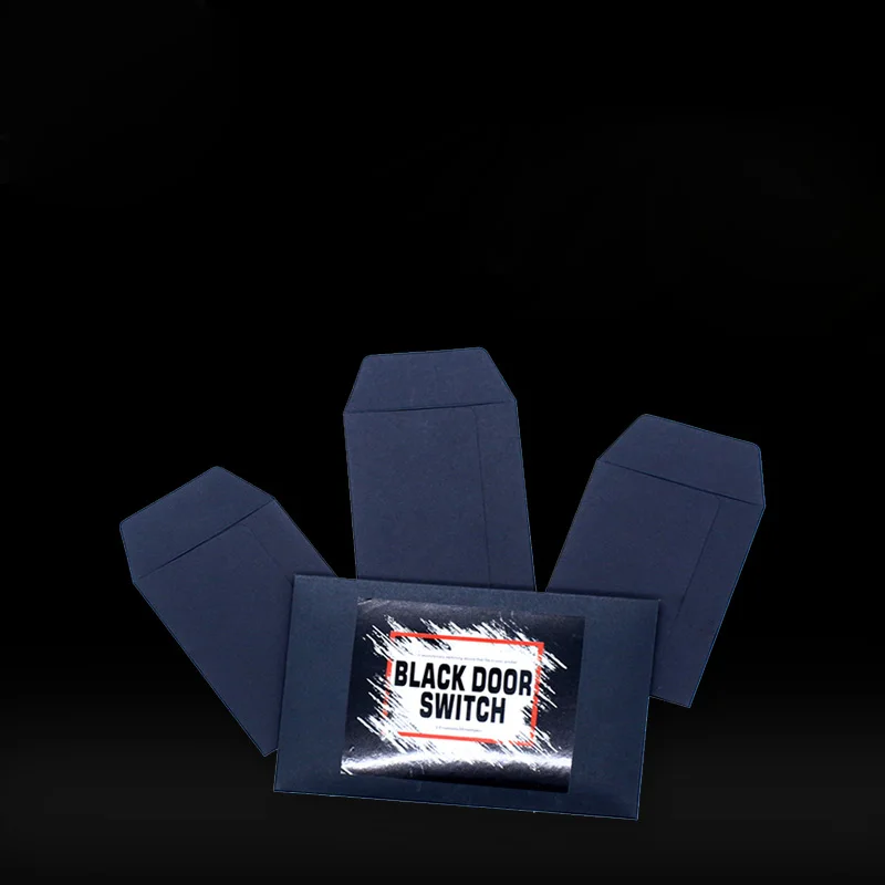 

Black Door By Riccardo Berdini (3 Envelopes) Magic Tricks Switching Device Close Up Illusion Props Gimmicks Mentalism Card Magia