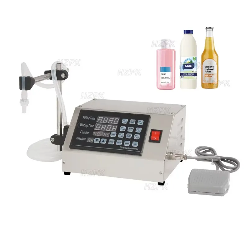 

Desktop Small Diaphragm Pump Semi Auto Liquid Filling Machine for Small-Scale Beverage