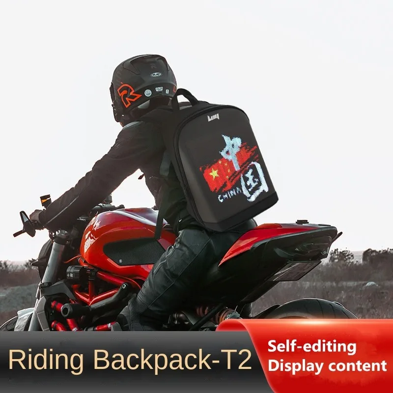 LED Advertising Backpack BLUETH Version Portable LED Backpack Magic Smart Walking Billboard APP Control Outdoor Led Display Bag