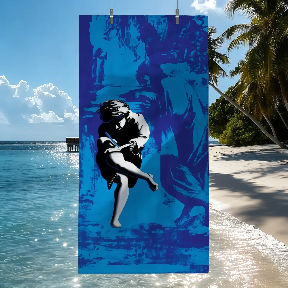 Bnad G-Guns N R-Roses Towel Sports Quick Dry Travel Camping Sandproof Soft Light Large Beach Towel