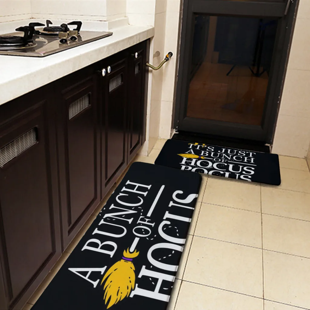 Kitchen Door Steps Water-Absorbing  Non-slip Foot Mats It's Just A Bunch Of Hocus Pocus Diatomite Bathroom Floor Mats