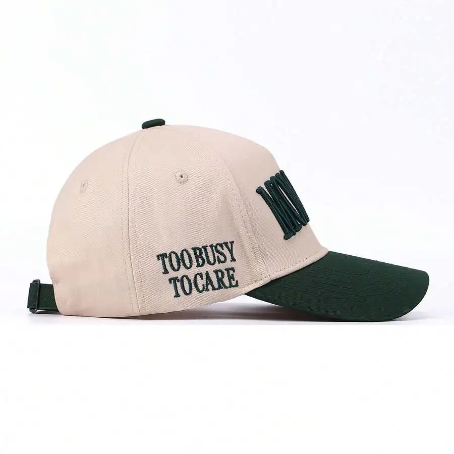 

Embroidered Baseball Cap Adjustable Canvas Hat For Women Casual Wear