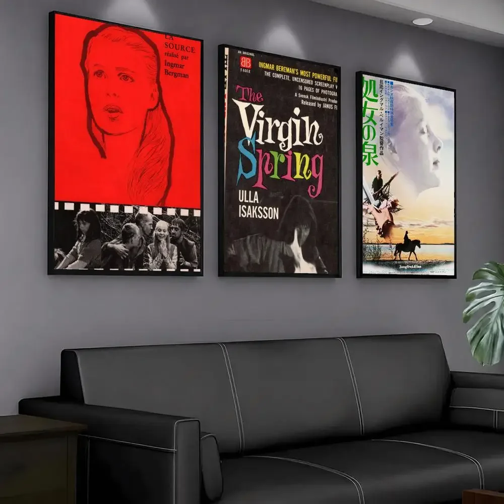 classic movie T-The Virgin Spring-G Painting Calligraphy Artwork for Home Bedroom Office Wall Decoration Gift