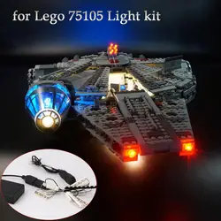 Light Set For Falcon Building Blocks Model  Led Light Kit Compatible With 75105 Blocks Accessary