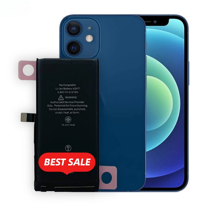 A2399 for Iphone12 mini Phone Battery 0 Cycle High Quality High Capacity Battery Replacement Bateria Grade A Cell with Tools