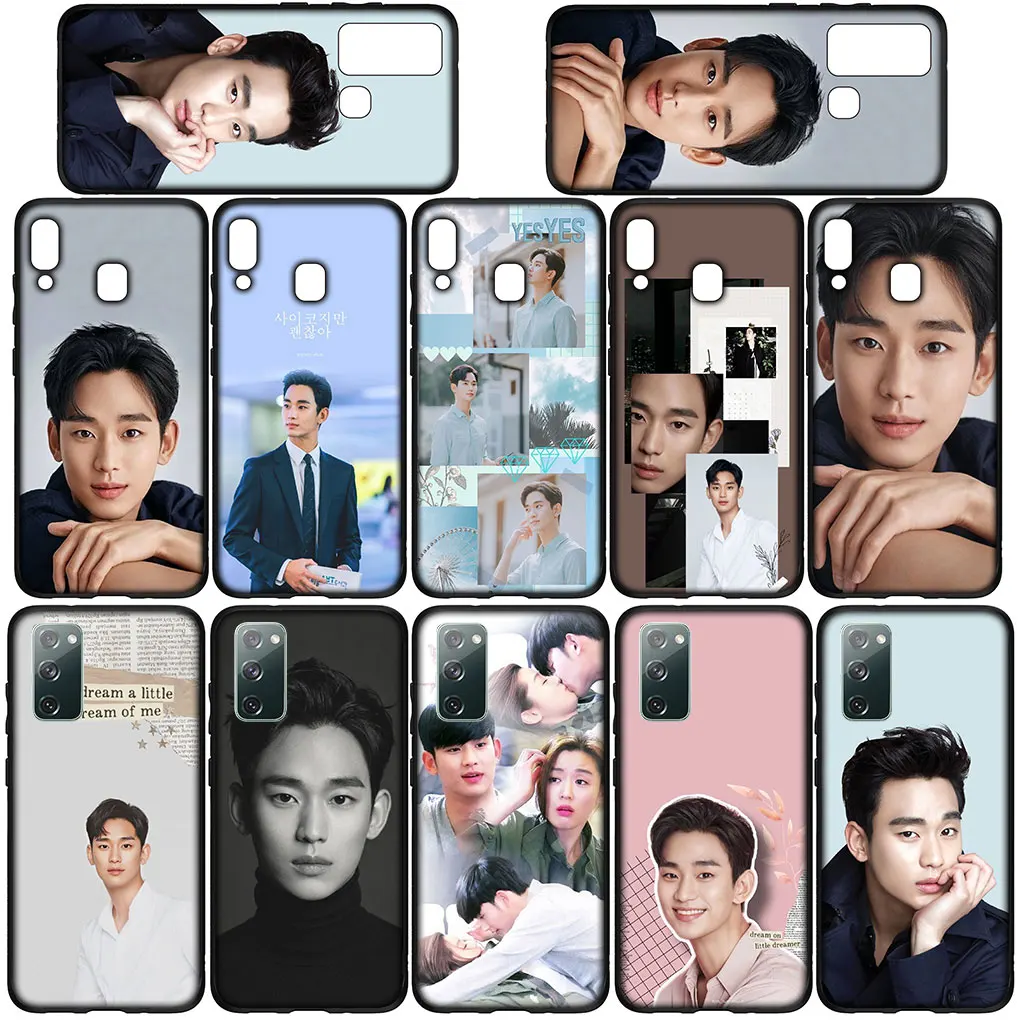 Kim Soo Hyun Soft Cover Case for Samsung Galaxy S21 S20 Fe S23 S22 Ultra S8 Plus A12 A13 A21S A71 S7 Phone Casing