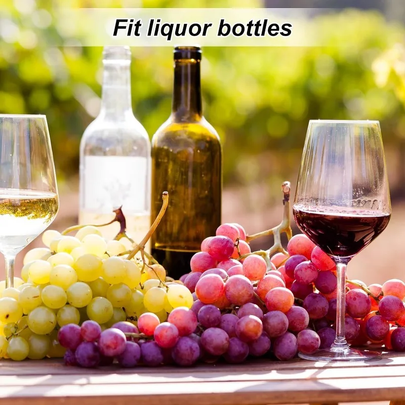 Stainless Steel Bottle Pourers Auto Flip Olive Oil Spout, Cork Design Wine Bottle Stoppers, for Pours Liquid, Olive Oil, Wine