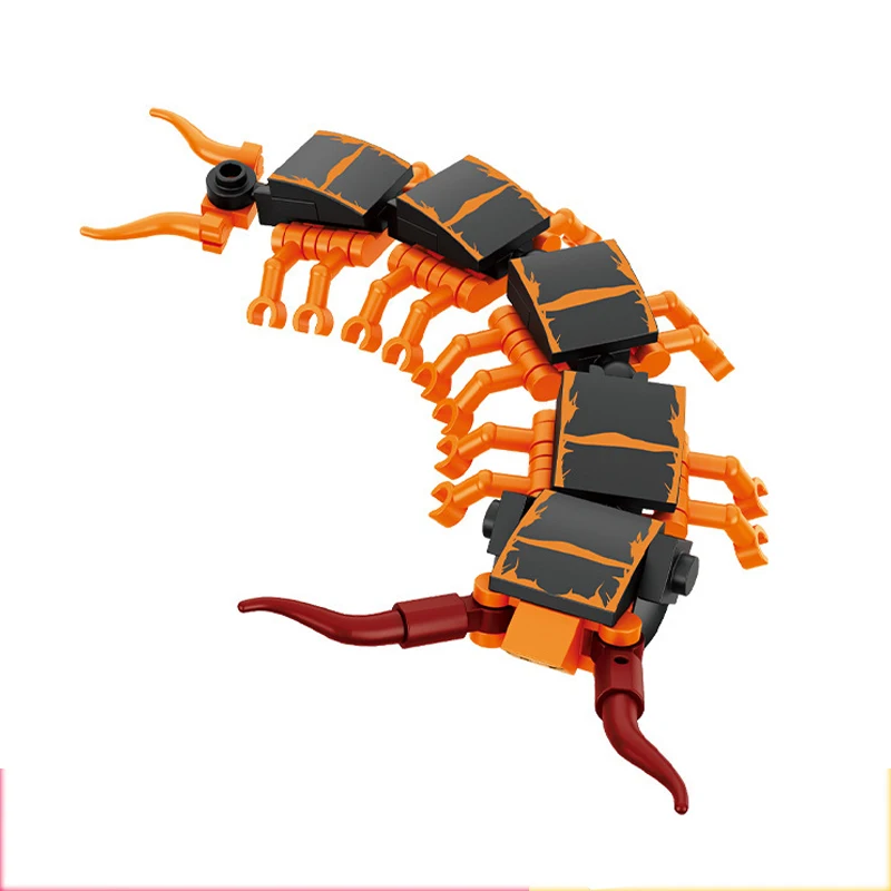  Moc الحشرات نماذج للحيوانات النحل النمل فراشة الكريكيت الجندب الحوت مجموعة اللبنات لتقوم بها بنفسك لغز تجميع اللعب صبي طفل هدية #2