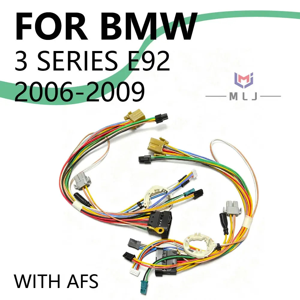 

For 2006-2009 BMW 3 Series E92 E93 325I 330I 335 light wiring harness headlight internal wire harness plug non AFS and with AFS