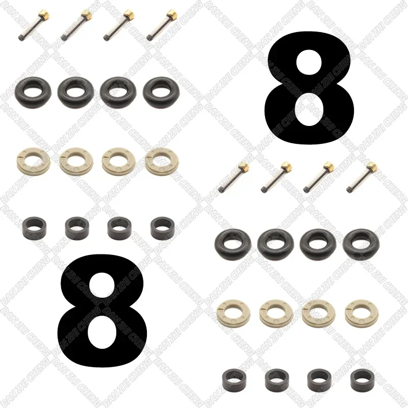 Filtres Orings joints œillets kit de service d'injecteur de carburant filtre pour FORD JAGUAR VOLVO LAND ROVER 2.0L GDI 0261500147 LR024998