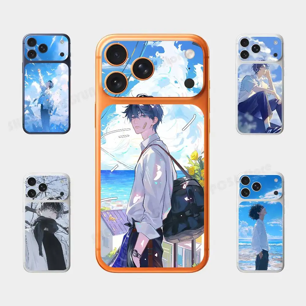 

White Shirt Boy For IPhone 17 Pro ProMax Full Back Cover Decal Wrap Skin Rear Protective Sticker Film