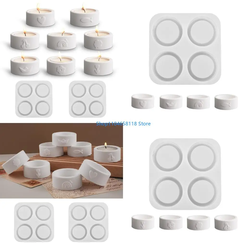 

Гибкая силиконовая чашка свеча изготовления формы для цветочных восковых ремесе