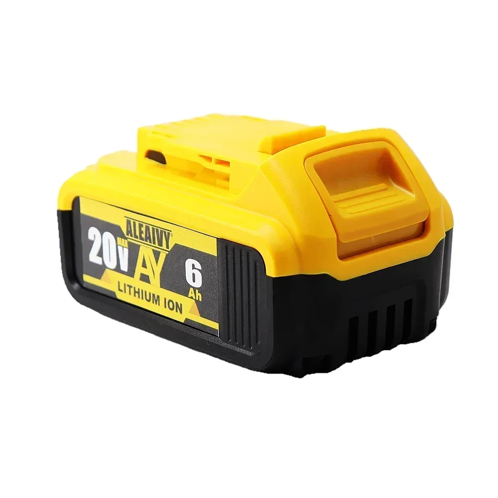Batterie de rechange d'origine pour DeWalt, batterie et chargeur, 6000mAh, 20V, 6,0 Ah, MAX 18650, DCB184, DCB33, DCB182, DCB200