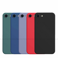 For iPhone 7 Case For iPhone SE 2022 2020 7 8 Cover Case Luxury Shockproof Soft TPU Liquid Silicone Phone Back Case For iPhone 7