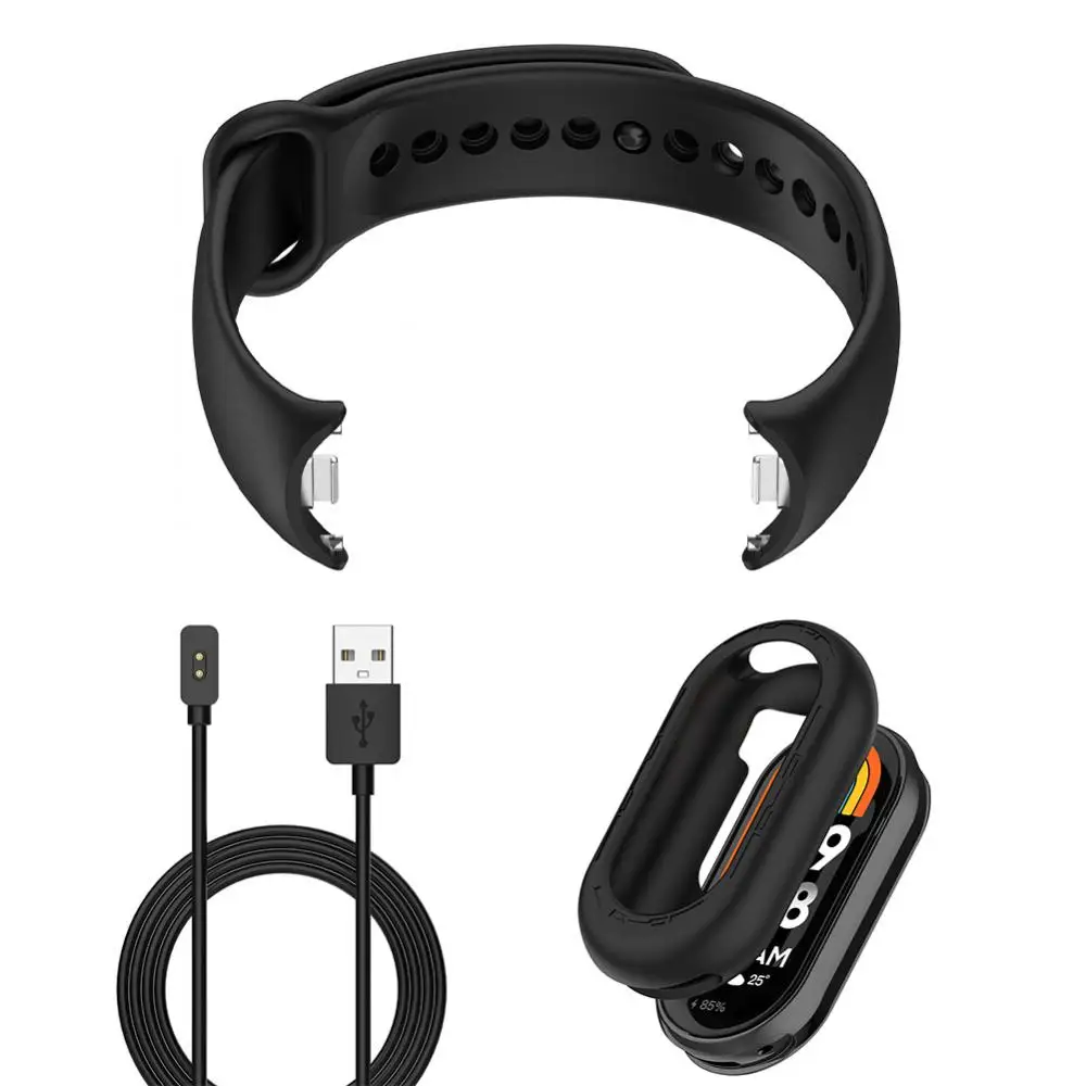 Easy To Install And Remove Gel Strap Provides A Secure Fit With Metal Plug Strip Enhance Your Mi Band 8 Silicone Case