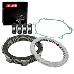 Complete Clutch Kit Heavy Duty Springs and Cover Gasket Compatible for Kawasaki KX 85 KX85 2001-2021