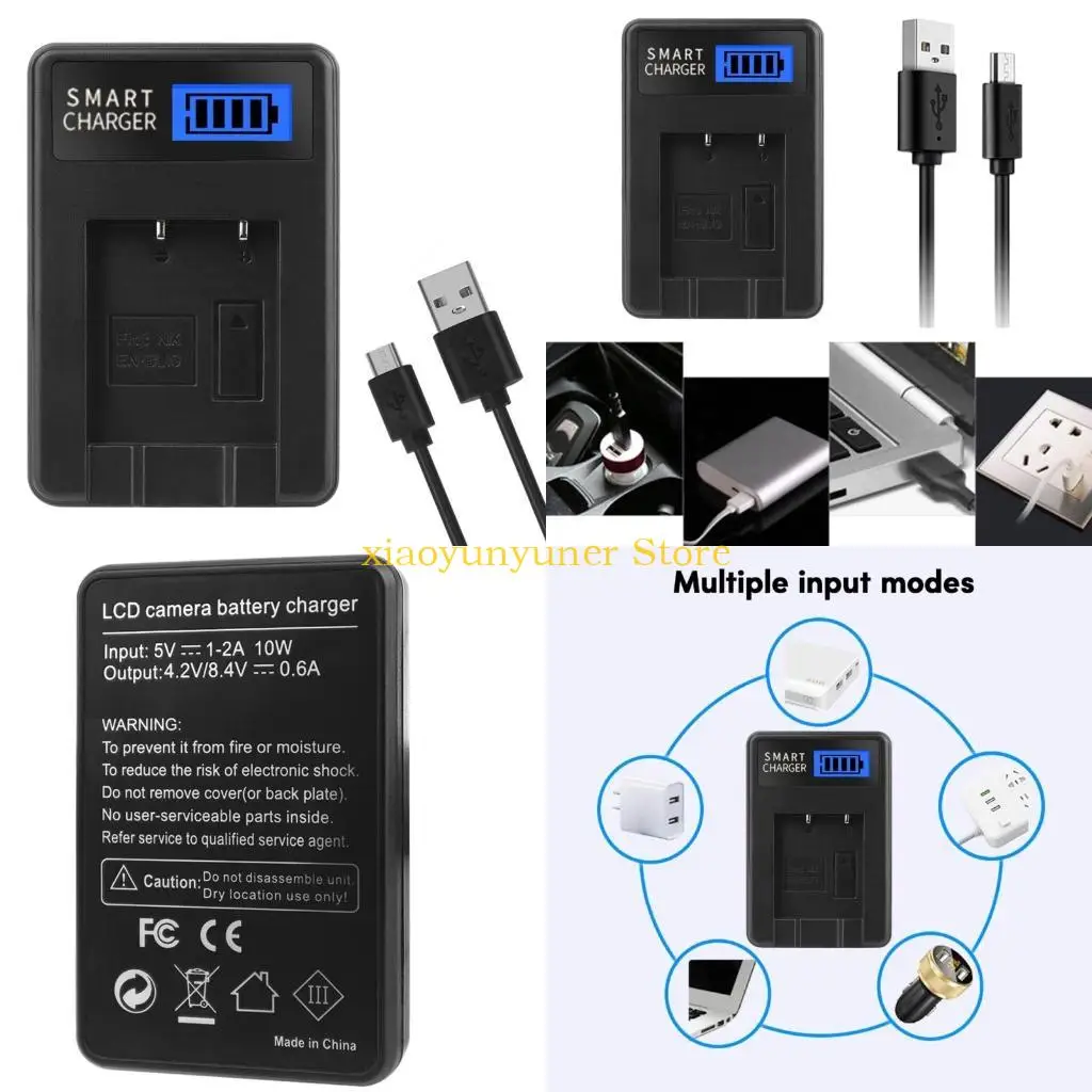 P9JB LCD USB EN-EL19 Зарядное зарядное устройство для S100 S2500 S2550 S2600 S2700