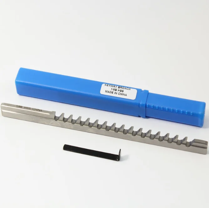 B-Series Push Type Keyway Broaches HSS Keyway Tools for CNC Machine Tool B1-4/5mm 1/8‘’B 3/16''B 5/32''B 3/32''B