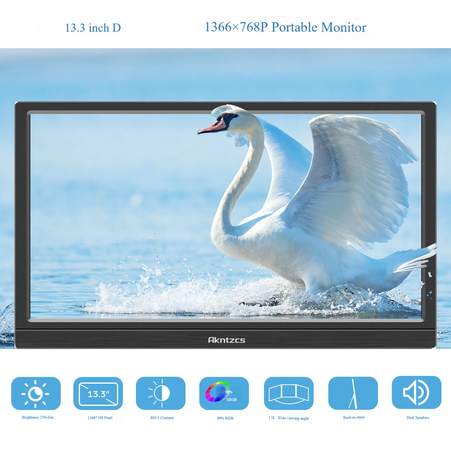 Jhcztrk 1366*768 13.3インチ ポータブル - Pc Gaming On Mobile のレビューと価格