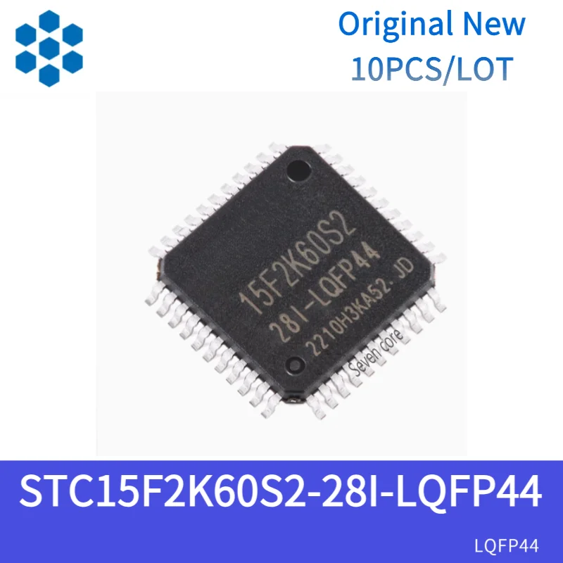 

Original New 10pcs/lot STC15F2K60S2-28I-LQFP44 1T 8051 microprocessor single-chip microcontroller chip
