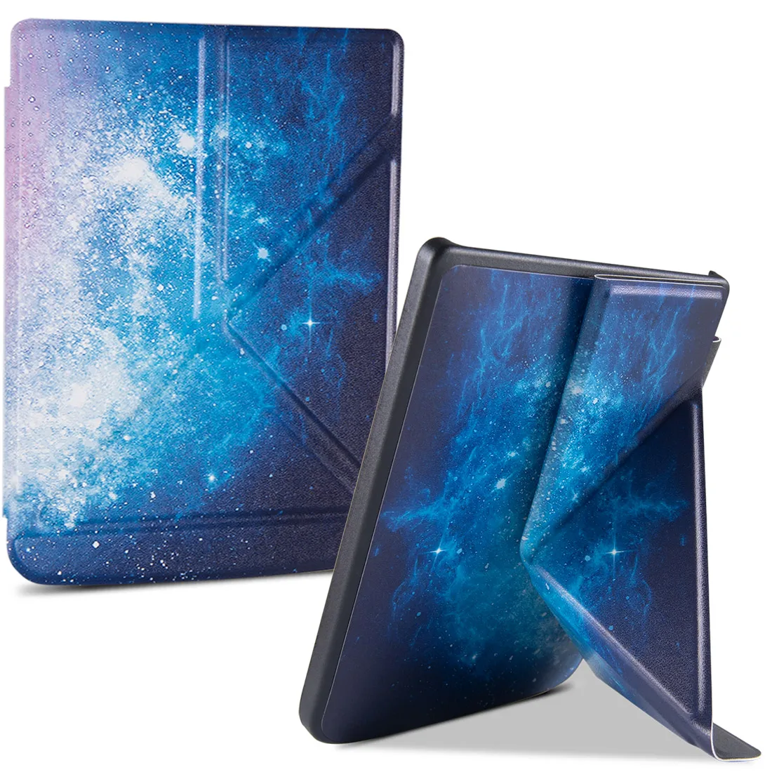 

Slim Case for PocketBook 606,616,617,618,627,628,632 Plus,633 eReader - PU Leather Origami Stand Cover with Auto Sleep/Wake