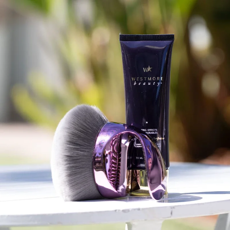 브Pinceau de maquillage professionnel pour le visage et le corps, fond de teint, grande tête de champignon, applicateur de mélange, poudre professionnelle, Blush, fond de teint