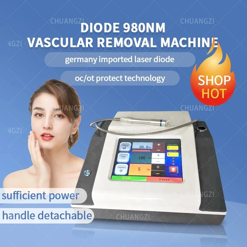 

BEST 5 in 1 980nm Diode Varice Curing Machine Spider Veins Nail Fungus Removal Device Healthy And Beautiful HOT