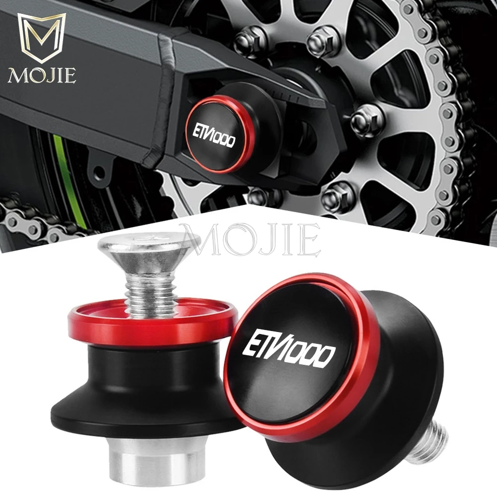 

Motorcycle 6MM Stand Screws For Aprilia ETV 1000 CAPONORD Rally ETV1000 2000-2024 2023 2022 CNC Aluminum Swingarm Sliders Spools