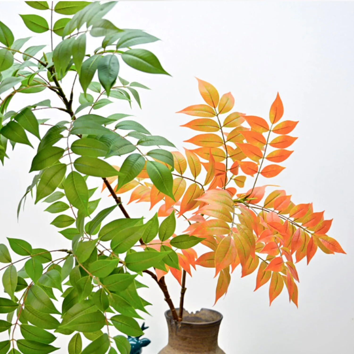 77–135 cm (53,1 Zoll) künstliche Geigenblätter, Ficus-Feigenpflanze für den Außenbereich, Hof, Garten, Balkon, Innenbereich, Heim- und Bürodekoration – Detail 33