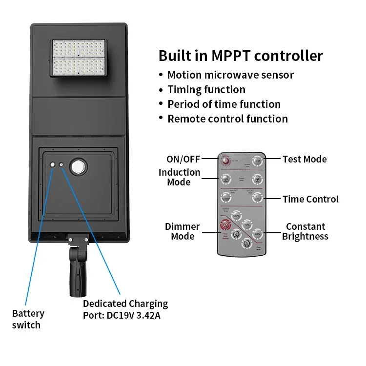 Outdoor STN 70W With Cheap Price Waterproof Integrated All In One Led Solar Street Light For High Way Road