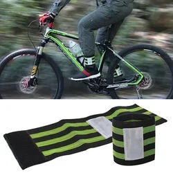 2Pc Bicycle Ankle Leg Strap Cycling Bike Safety Reflective Wrist Ankle Bind Bands Clip Strap for Outdoors Sports Bike Pant Strap
