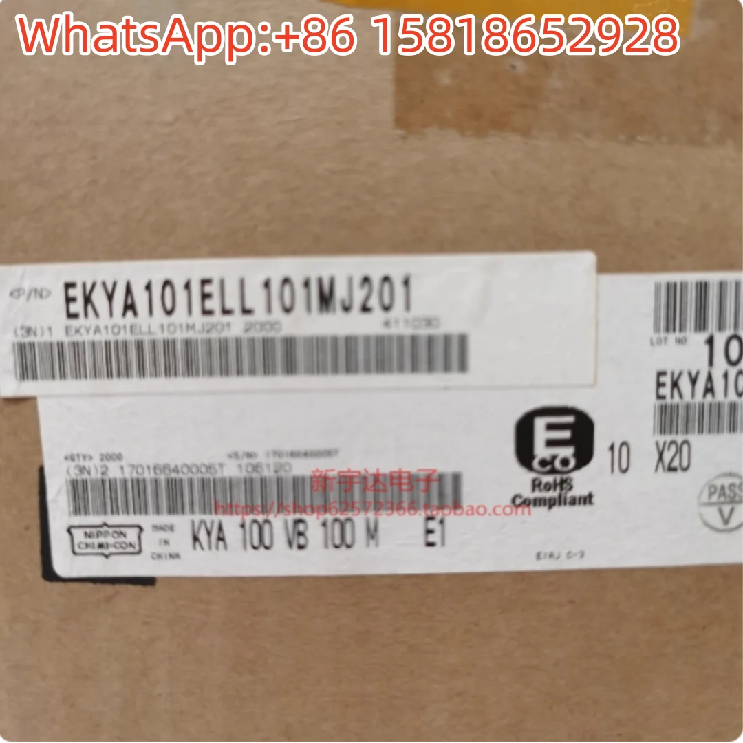 10pcs 100V100UF 10X20 Black Diamond KYA High Frequency Low Resistance 100UF100V Original NCC Electrolytic Capacitors