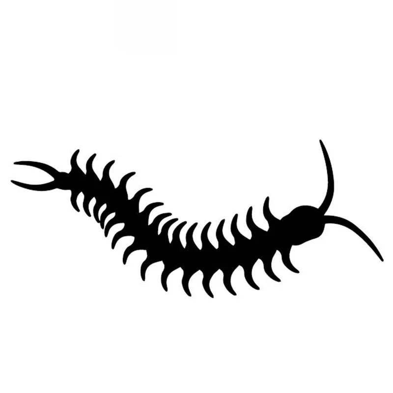 

Car Sticker Scary Centipede Animal Car Sticker Body PVC Decoration Accessories Decal Creative Waterproof Black/white,17cm*7cm
