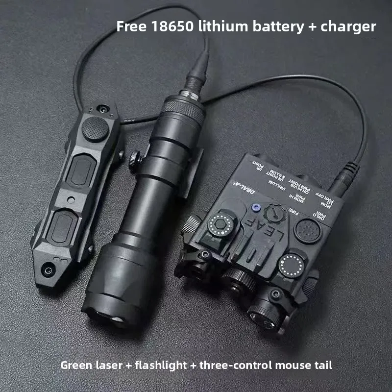 DBAL-A2 Adjustable Laser Box Red and Green Laser Light Tactical Flashlight M300/M600 Dual Control Set Laser Tactical view 3