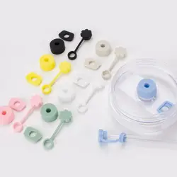 Silicone Spill Proof Stopper Set For Stanley Cup 1.0 2.0 40oz/ 30oz Tumbler Accessories Straw Cap Spill Stopper Leak Stopper