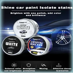 Juego de cera chapada en cristal para coche, 250g, capa de cera brillante dura, revestimiento de superficie de pintura, fórmula, película impermeable