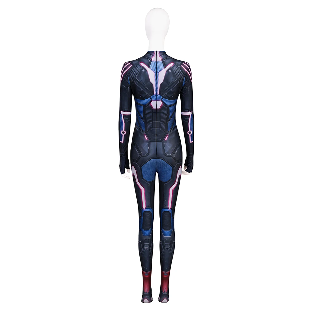 ミオコスプレ衣装女性 Disfraz ジャンプスーツの分割ハロウィンカーニバルパーティー服