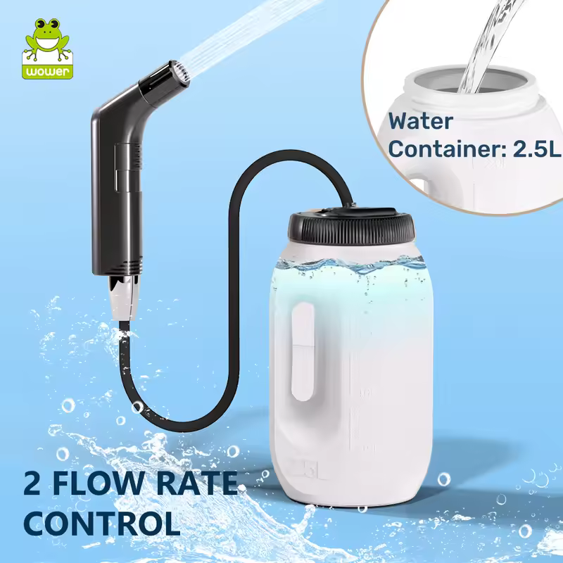 2.5L Portable Electric Bidet Rechargeable Shataf Hand Bidet Butt Sprayer for Personal Hygiene Cleaning Travel Camping Bidet - Image 3