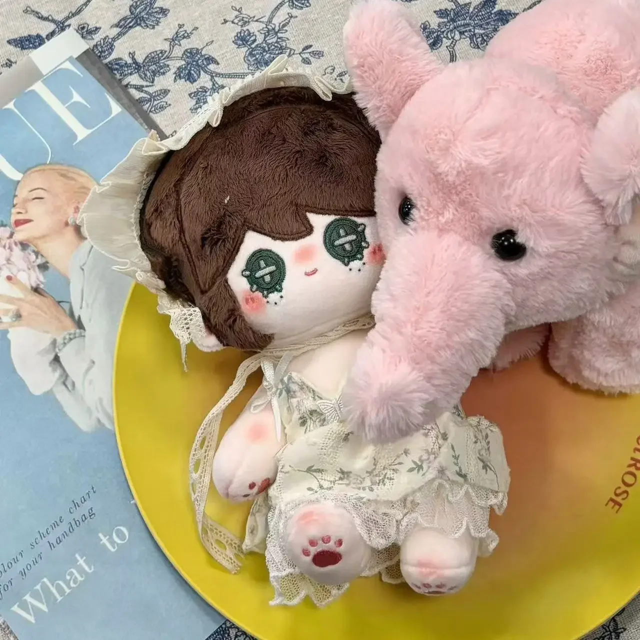 أنيمي الهوية الخامس البستاني إيما وودز جميل أفخم القطن دمية الجسم 20 سنتيمتر تأثيري فستان اللعب الدمى هدية عيد ميلاد #4