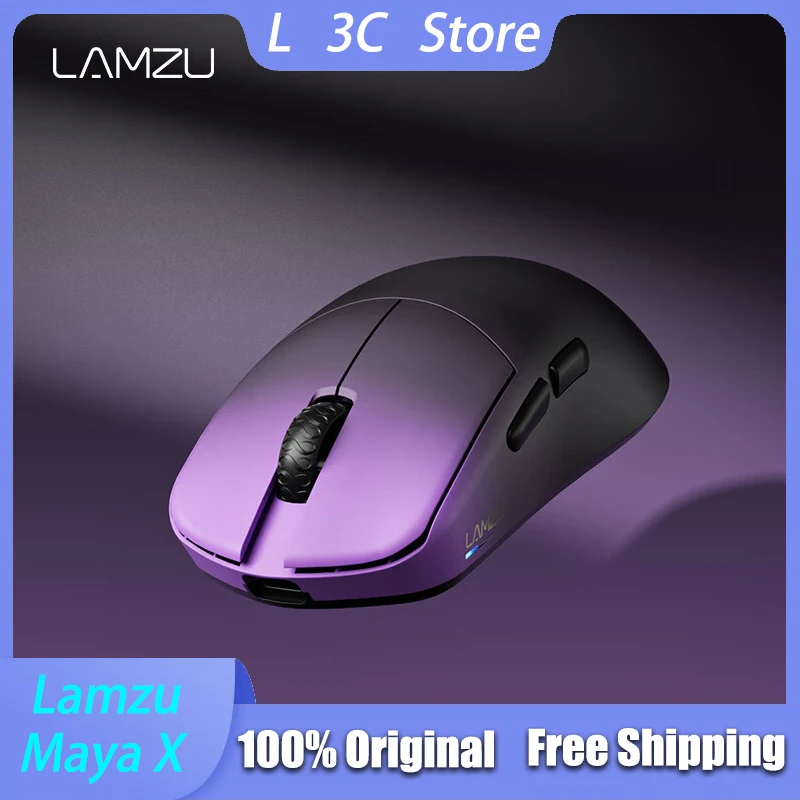 

Lamzu Maya X Wireless Gaming Mouse Lightweight PAW3950 Nordic 52840 8K Low Delay Office Gamer Esport Custom Mice PC Accessories