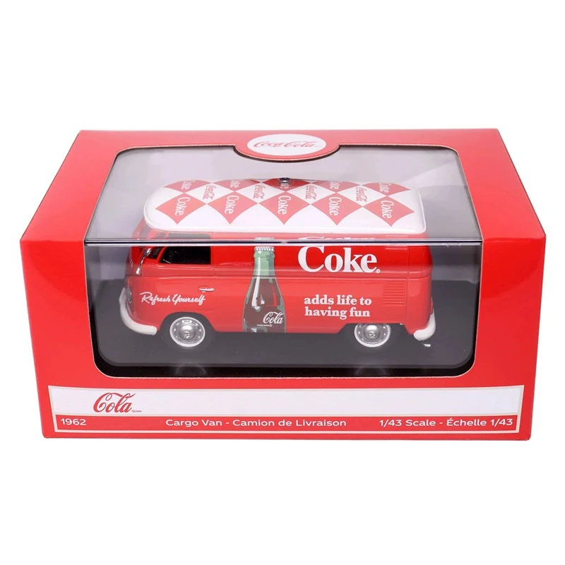 모터 시티 클래식 다이캐스트 1:43 1962 화물 밴 시뮬레이션 합금 자동차 모델 정적 수집 장식용 휴일 선물 장난감