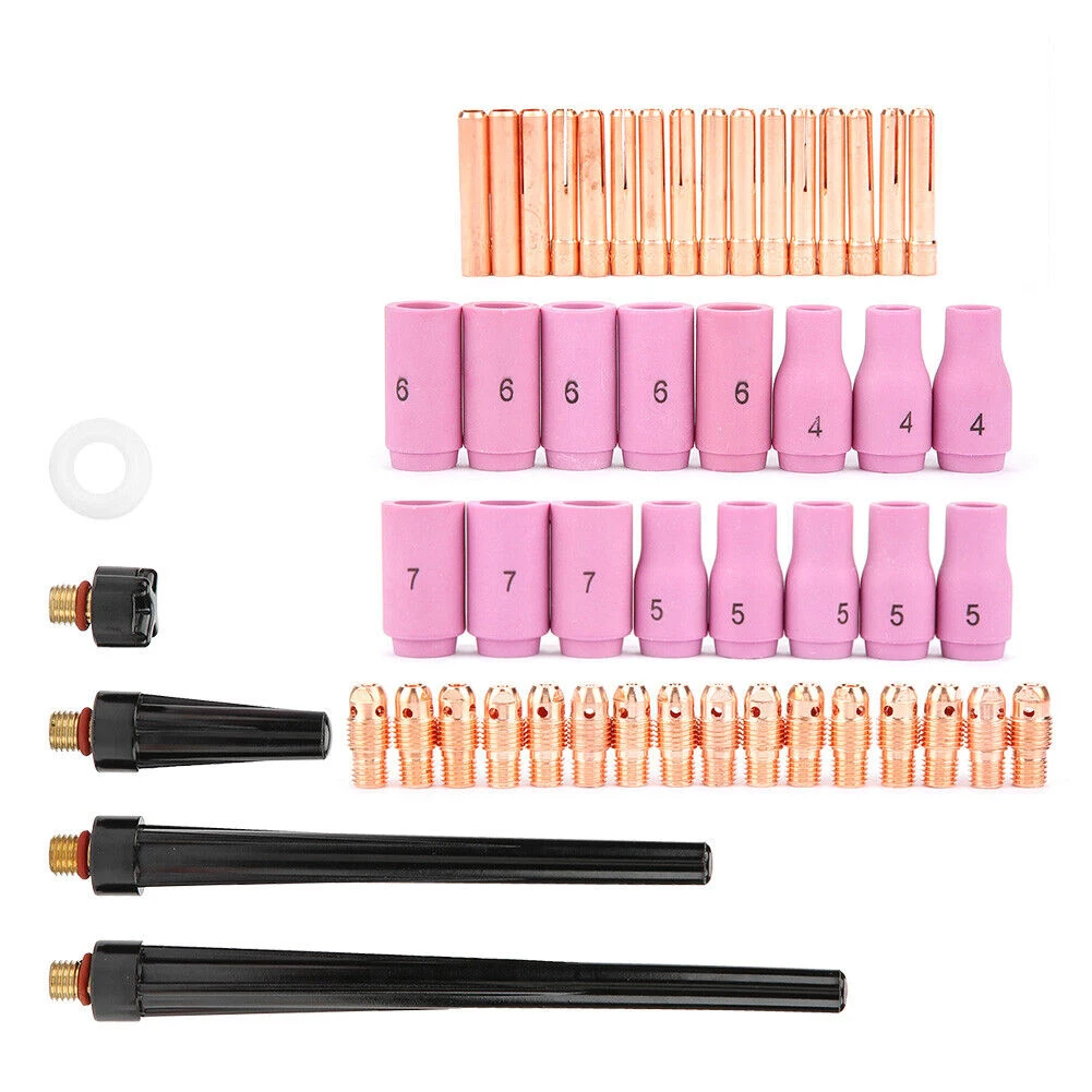 

Комплект аксессуаров для газовой линзы и сопла: высококачественные детали для горелки TIG