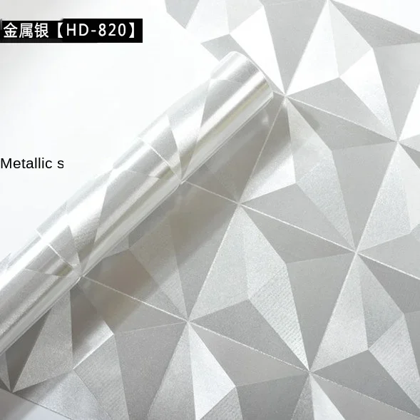 Ceiling wallpaper 3D three-dimensional white diamond hotel living room bedroom European ceiling wallpaper