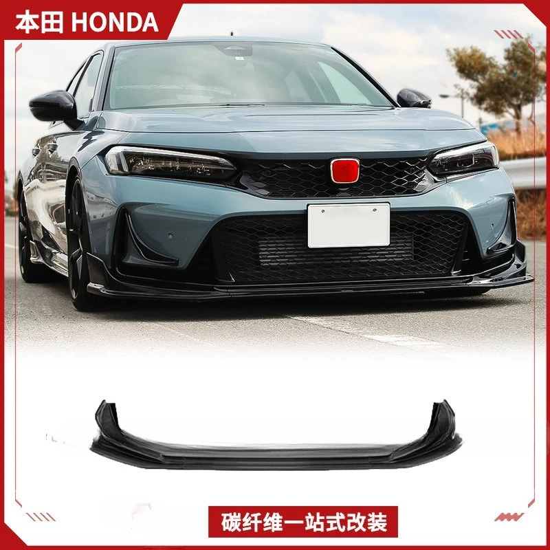 

Suitable For Honda Civic FL5 TypeR Carbon Fiber MMD Front Lip Front Shovel Lip Modified Add-on