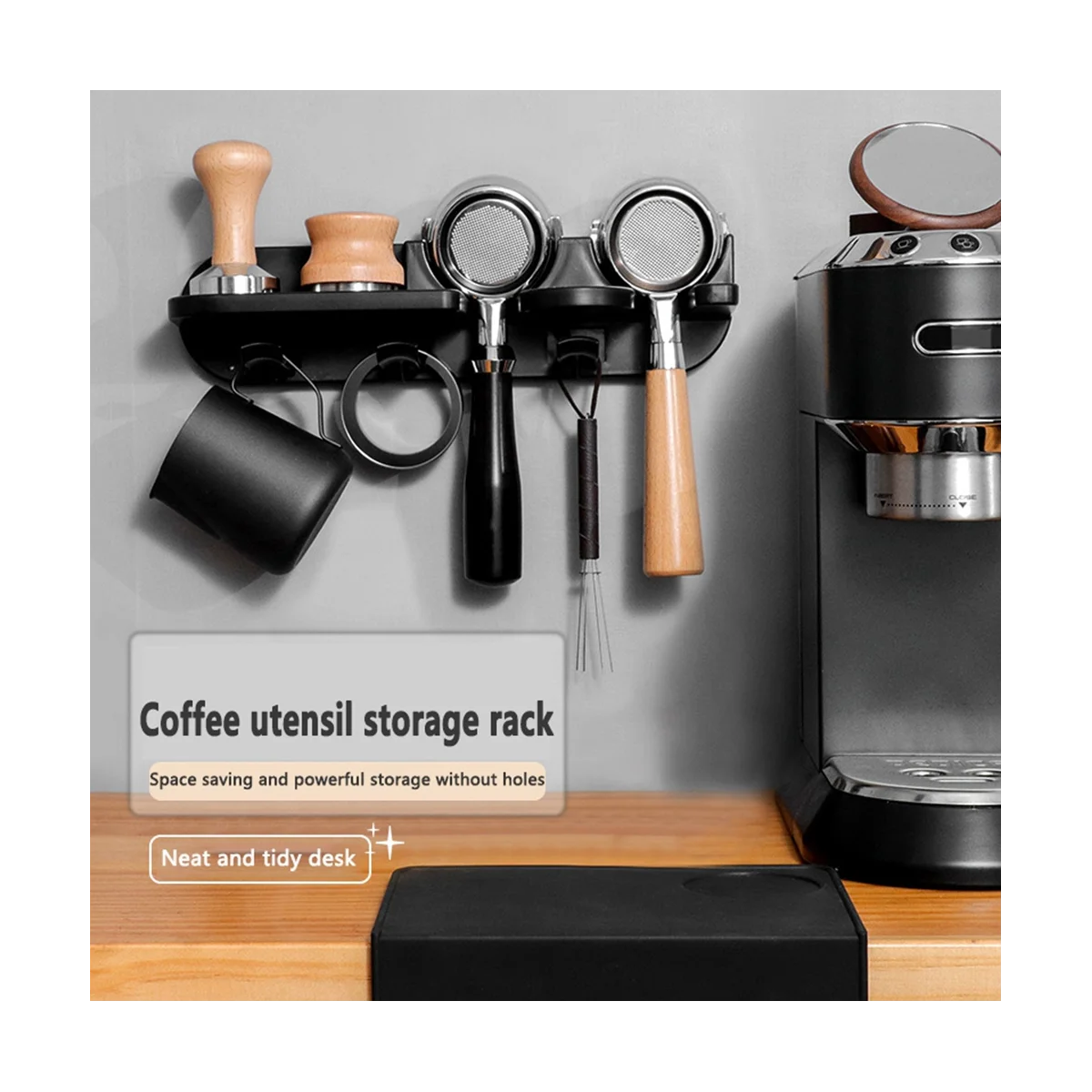 

58mm Coffee Storage Rack No Punch Espresso Brewing Handle Coffee Storage Rack Accessories