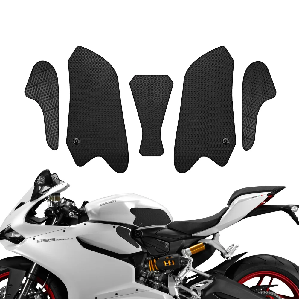 Motorcycle Tank Grip Side Decals Anti Slip Tank Pad Stickers For Ducati PANIGALE 899 959 1199 1299 2012 to 2019