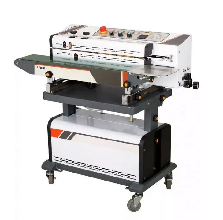 LF-1080 Vertical Continuous Band Sealing Machine with Nitrogen air Filling